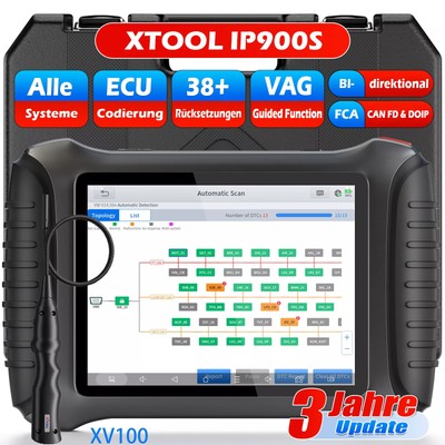  XTOOL IP919 XV100 KFZ OBD2 Diagnosegerät Scanner Alle System ECU Codierung TPMS