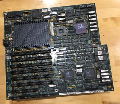 Vintage Computer Mainboard 1987 + 16 Ram Sticks 