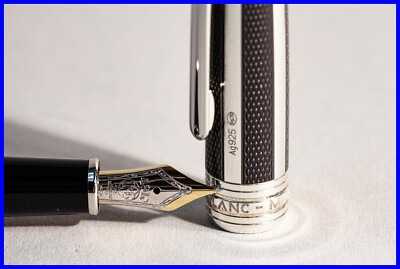 MONTBLANC Meisterstück 144 SOLITAIRE Silber Fibre Guilloche mit