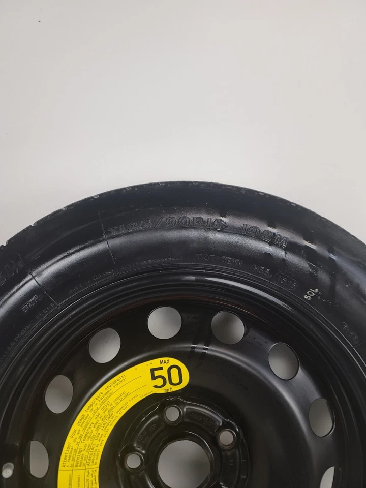 Neumático de repuesto 16" para Volkswagen Jetta 2012-2023 OEM donut genuino Foto 4 de 4