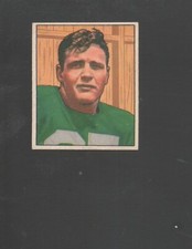 1950 Bowman Football Card  #42 Barry French-Baltimore Colts Near Mint Card