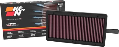 K&N Engine Air Filter: Washable High Performance,2021-2023 Genesis GV80, 33-5112