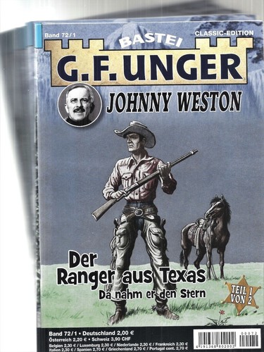 Die komplett Serie: G. F. Unger- Classic- Edition: 12 Hefte "JOHNNY WESTON"