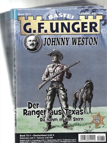 ❌ Die komplett Serie- G. F. Unger- Classic- Edition: 12 Hefte "JOHNNY WESTON" - Bild 1 von 7