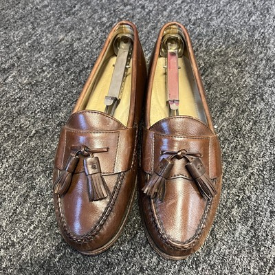 Cole Haan Collection Men\'s Cognac Leather Tasselled Loafers Driving Shoes, 8 Cole Haan | Shoes | Cole Haan Collection Mens Cognac Leather  main image 2