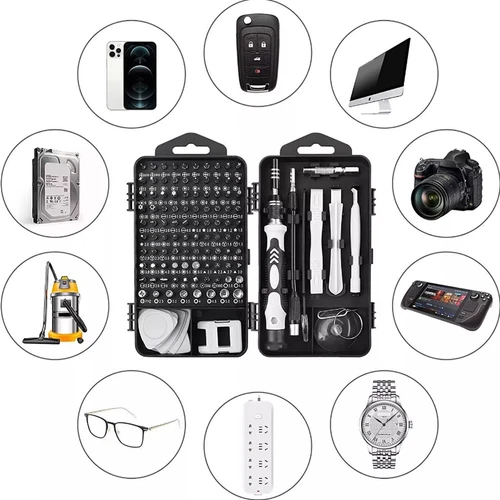 115 in 1 Magnetic Precision Repair Screwdriver Set PC Phone Electronics Tool Kit - Picture 17 of 24