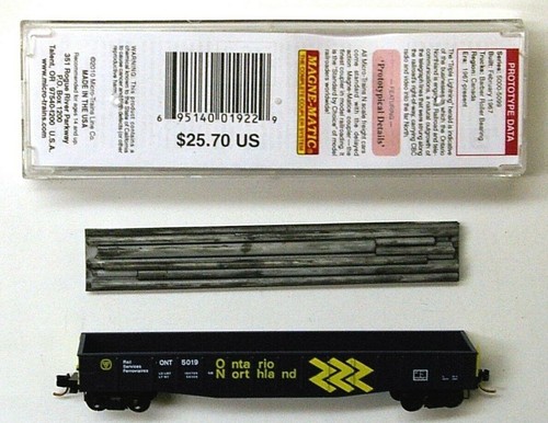 MTL Micro-Trains 10500190 105190 Ontario Northland ON 5019 50 pies góndola | Zustand: New