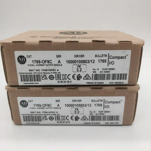 Nuevo módulo de corriente de A/S CompactLogix 8 Pt sellado de fábrica AB 1769-OF8C/A CompactLogix 1769OF8C - Imagen 2 de 7