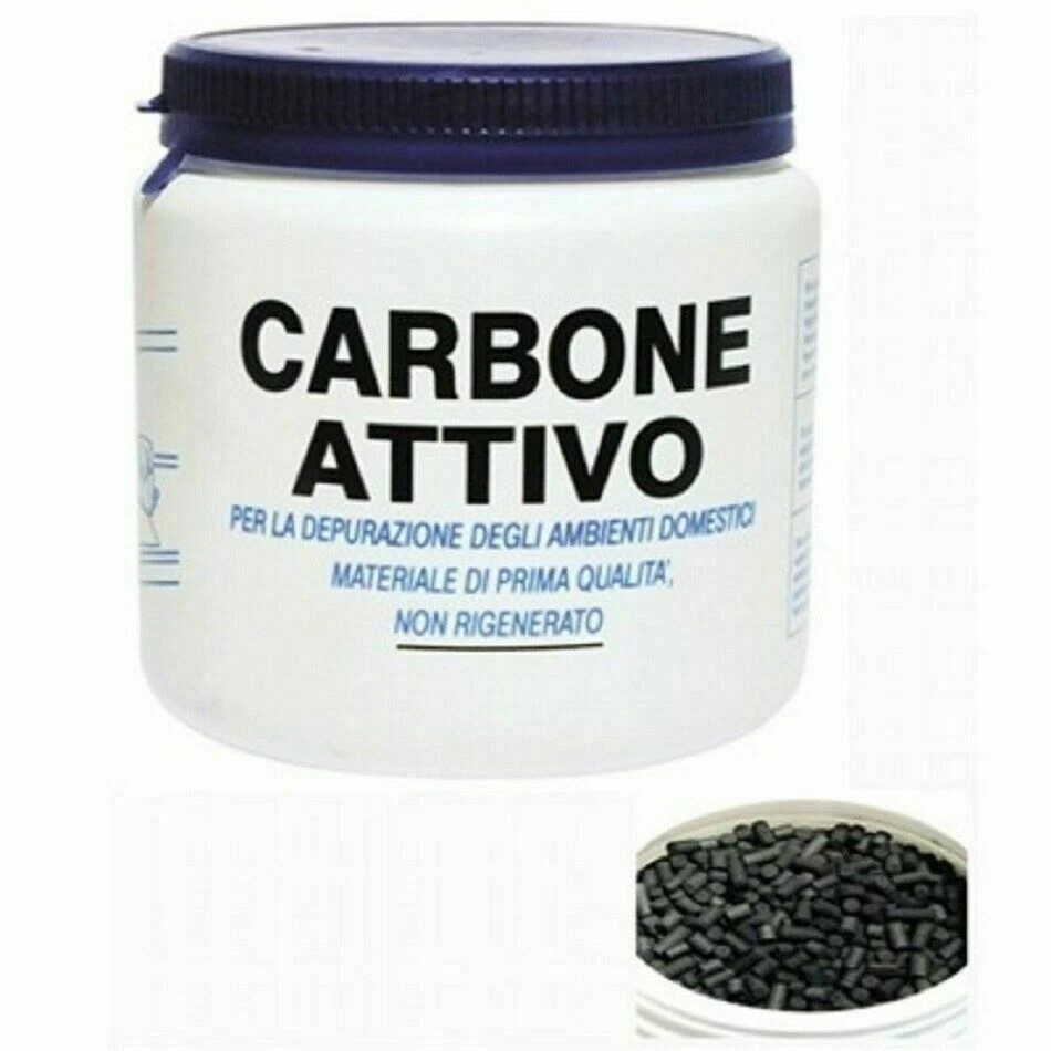 MICRO CARBONE ATTIVO IN GRANULI PER FILTRI CAPPA ASSORBI ODORI ACQUARIO FILTRI ECC.