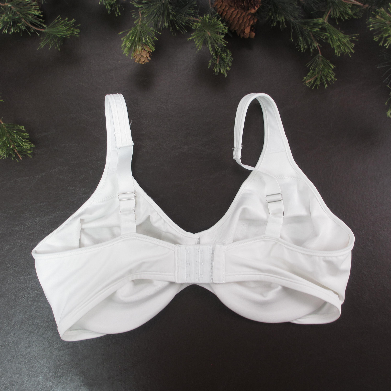 Bali Bra 38DD Ivory Unlined Underwire Adjustable Clasp Back eBay