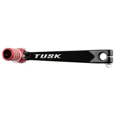 Tusk Folding Shift Lever Black/Red Tip – Fits: Honda XR150L 2023–2024