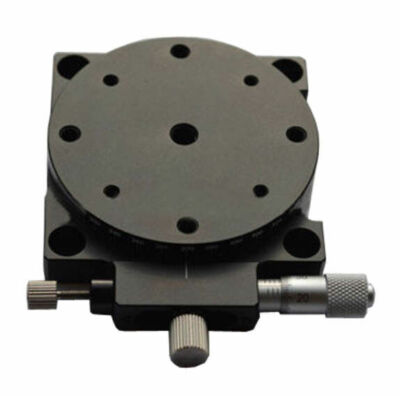 R Axis Manual Rotating Platform Precision Bearing Linear Stage Load 29.4N 60mm