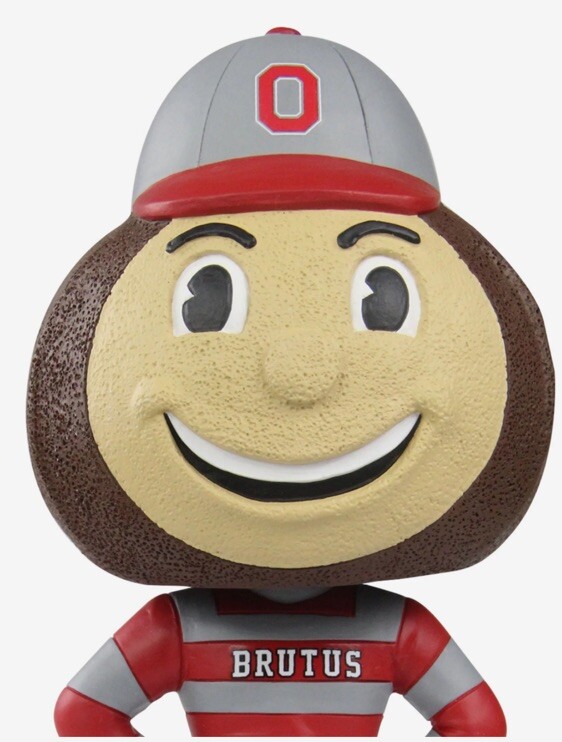 BRUTUS the BUCKEYE Ohio State Buckeyes Mascot BIGhead Bobblehead