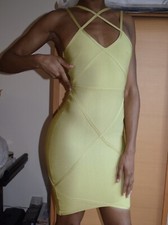 Missguided chautereuse Green Bodycon Dress UK 4