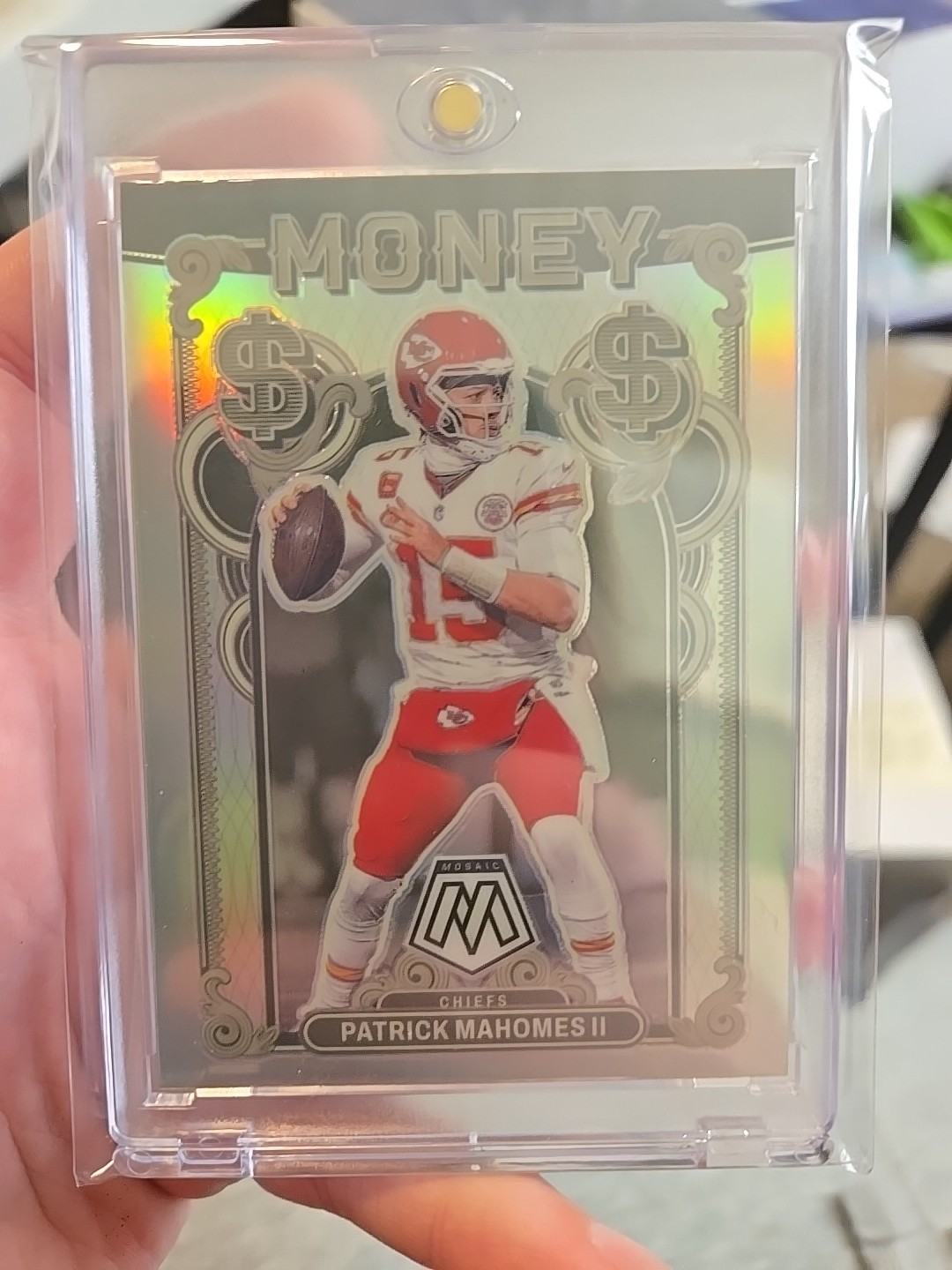 PATRICK MAHOMES (SSP)- 2024 Mosaic Money Case Hit (#17)