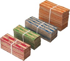 500 Coin Wrappers Assorted Flat Paper Rolls for Penny Nickel Dime Quarter