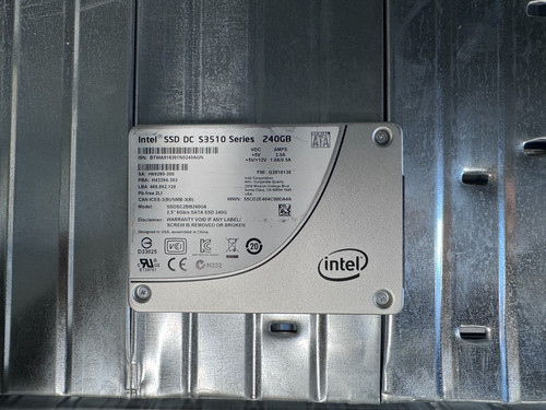 240GB Intel SSD DC S3510 Series | SATA 6Gbps | 93% Health | Self-Encrypting |