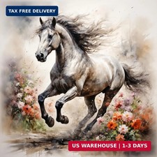 Diamond Painting Kits for Adults Horse, 5D DIY Diamond Art Kits for Beginners Ro