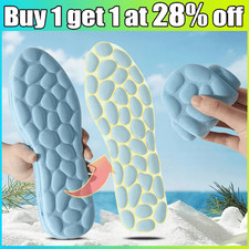 1 Pair Memory Foam Orthopaedic Massage Insoles For Shoes Women Men Sports 5D