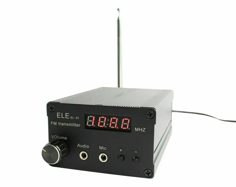 87-108MHZ 5W Stereo FM Transmitter 0.2W 1W 3W 5w Power Adjus