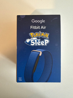 Google Fitbit Air Pokémon Sleep Special Edition Wrist Activity Tracker, Blue