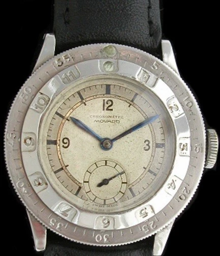 Rare Unicorn 1930s Movado Cronoplan Ref 11764 Dual Bezel Vintage
Opens in a new window or tab