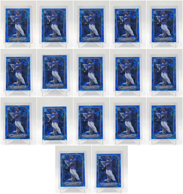 [17] BLAKE MITCHELL 2026 BOWMAN CHROME SAPPHIRE REFRACTOR ROYALS Q4874