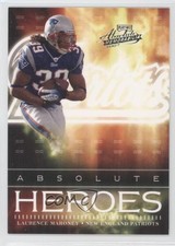 2007 Playoff Absolute Memorabilia Heroes 75/100 Laurence Maroney #AH-1 0b2