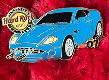 Hard Rock Cafe Pin Las Vegas Pinsanity 3 Aston Martin Sports Car 007 James Bond