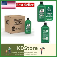 High Mileage Synthetic Blend Motor Oil 5W-20 Pack of 6 for Cars, 7+ Critical ...