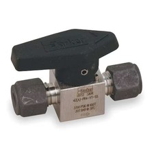 Parker 6Z-Pr6-Vt-Ss Rotary Plug Valve, 3/8 In, 316 Ss, 1/4 Turn
