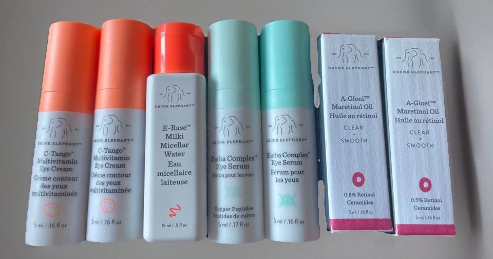 Drunk Elephant 14 Piece Mini Mixed Lot With Bag - Image 2 of 4