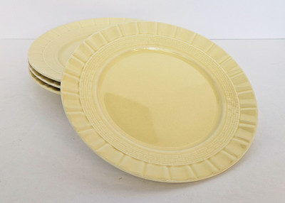Martha Stewart MSE Basketweave Yellow Set of 4 Salad Plates 8'' (2 Available)