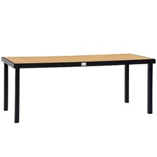 Outdoor Dining Table, Seats 8 People for Patio, Lawn, Natural