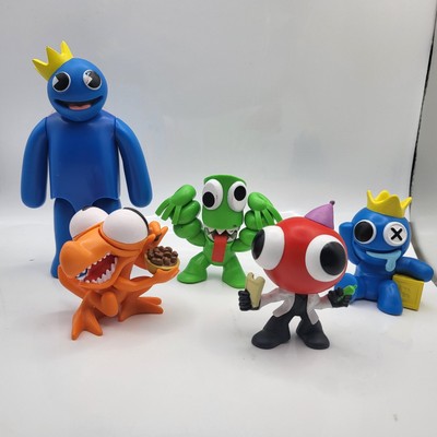 Phatmojo Rainbow Friends Blind Bag Figuren Wissenschaftler orange grün & 2 x blau Set