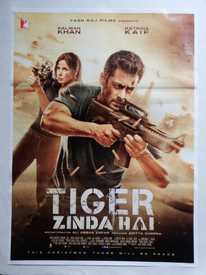 NEW BOLLYWOOD MOVIE POSTER- TIGER ZINDA HAI 2017 SALMAN KHAN 27X37 INCH #1
