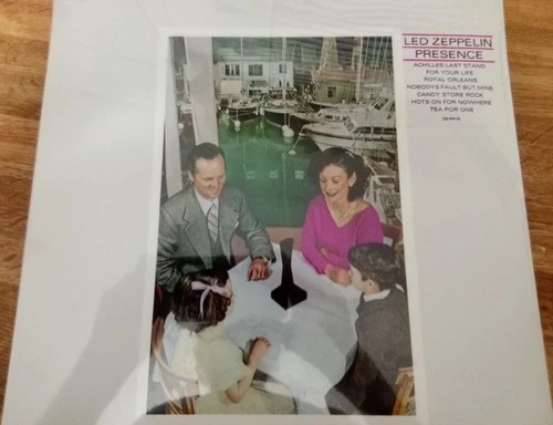 LED ZEPPELIN- Presence LP CANADA Orig SS!! Hype Sticker! Page/Plant/Bonham Jones