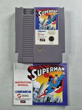 Superman NES Game (Nintendo Entertainment System) NES Cartridge & Manual