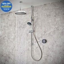 Mira Platinum Dual Ceiling Fed Wireless Digital Mixer Shower HP/Combi 1.1981.008