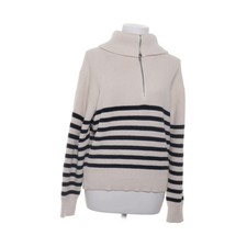 Penn & Ink, Strickpullover, Größe: S, W24B282, Weiß/Schwarz, Baumwolle #DLn