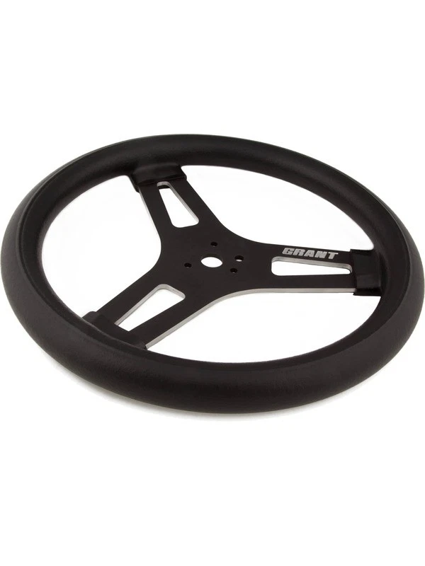 Grant Steering Wheel Performance 13 in Diameter 3-Spoke Black Vinyl Grip (600) - Image 2 of 4