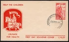 NEW ZEALAND 1937 HEALTH STAMP ON FIRST DAY COVER (R11937)