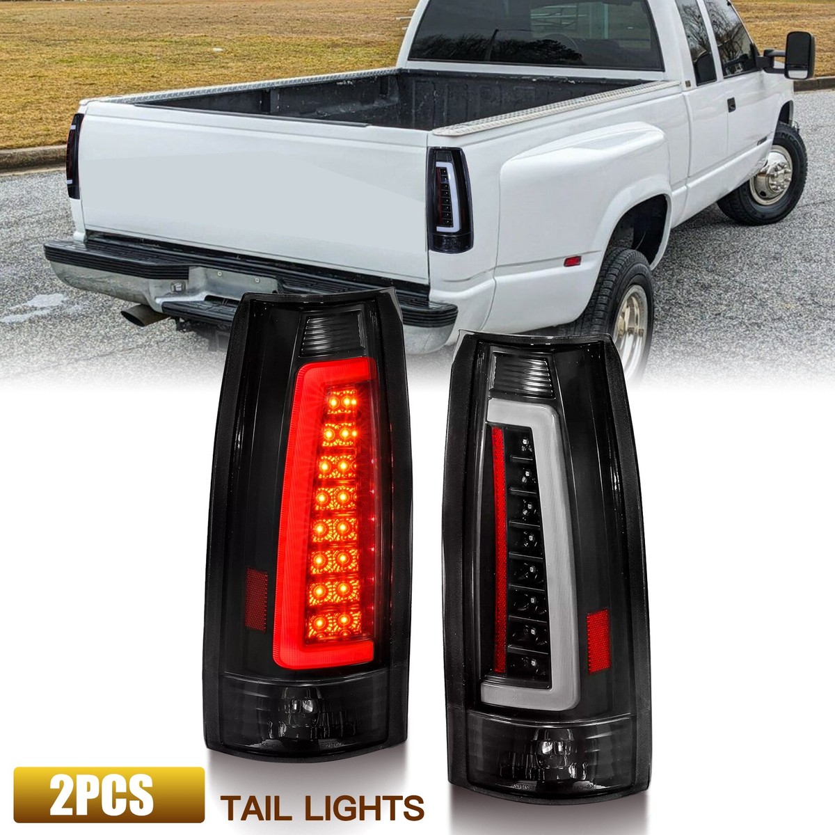 1988-1999 LED C Bar For Chevy/GMC C/K Silverado Tahoe Sierra Smoke