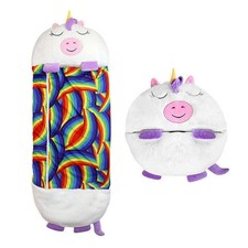 Sleeping Bag Happy Napping Napper Kid FUNNY Pillow Warm Camping Unicorn GiftUK