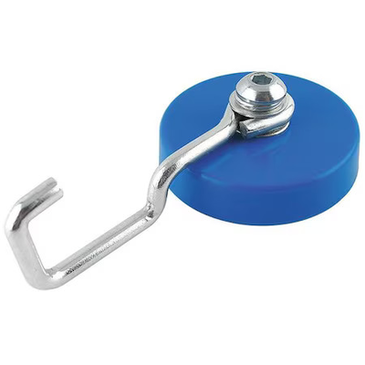 #ad Magnet Source 07529 Reversible Hook Silver 2.25 In. 25 Lb. $10.69