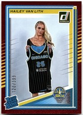 2025 Donruss WNBA #88 Hailey Van Lith Red Shimmer #/399