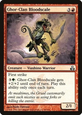 GHOR-CLAN BLOODSCALE X 4 E/X+ GUILDPACT MAGIC THE GATHERING