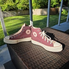 Converse Chuck Taylor Platforms Wine/Mauve Size 9