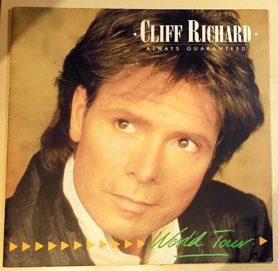 Tourbook CLIFF RICHARD++ALWAYS GUARANTEED World Tour 1987 Programmheft 14 Seiten