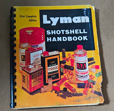 Lyman Shotshell Handbook 1st Complete Ed Spiralbound Illus MPN 7821401